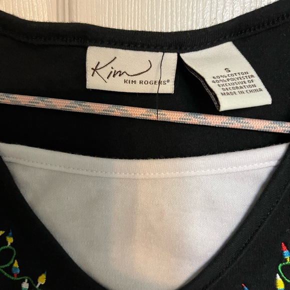 Kim Rogers Christmas Top S - Picture 4 of 6